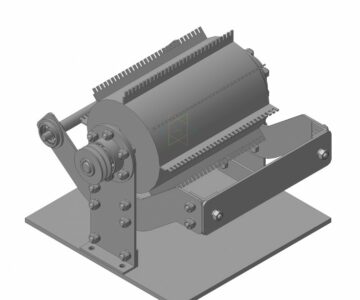 3D модель Молотилка