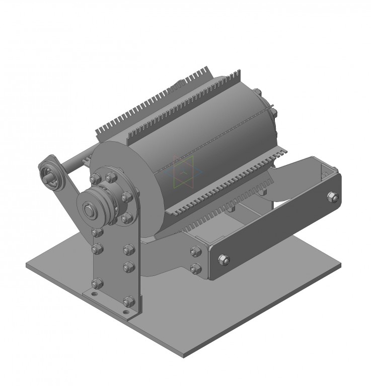 3D модель Молотилка