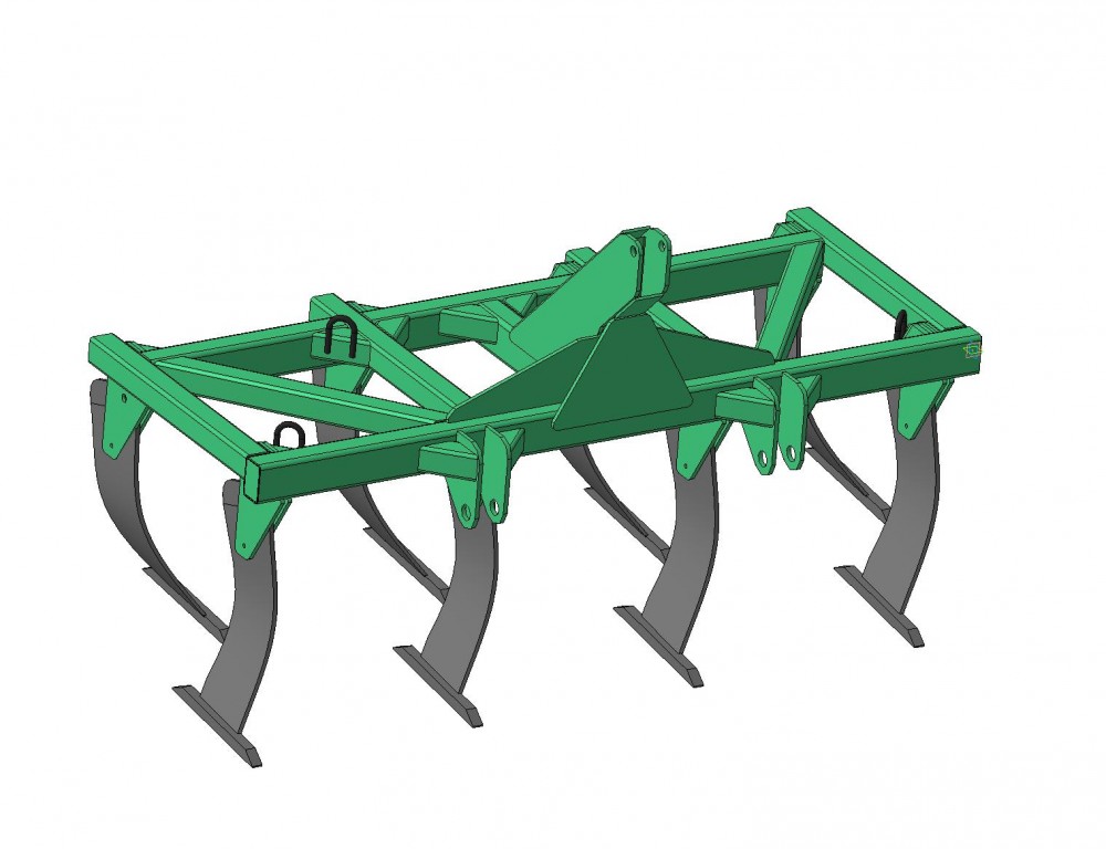 3D модель Глубокорыхлитель ГРН-3,2 3D