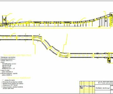 Чертеж Ленточный конвейер 400 т/ч