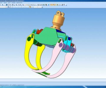 3D модель Грейферный захват 3D