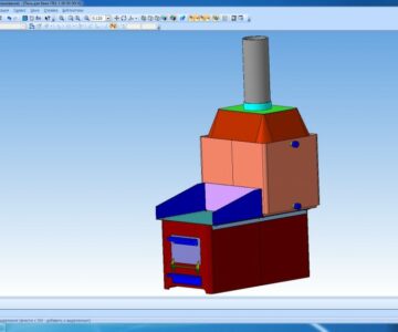 3D модель Печь для бани ПБ1-1