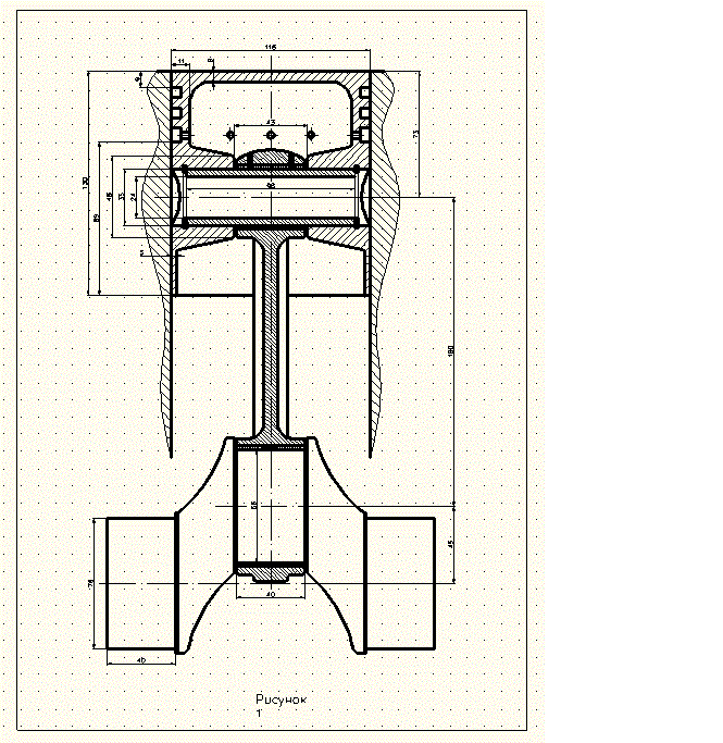 Чертеж Проектирование кривошипно-шатунного механизма