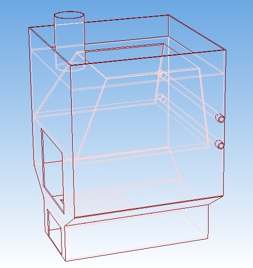 3D модель Печь банная 3D