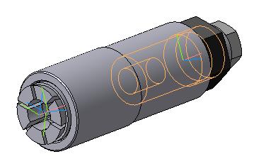 3D модель Цанга для снятия плунжерной пары