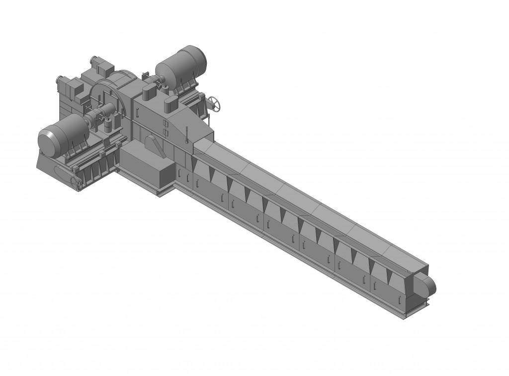 3D модель Фрезерно-брусующая машина БРМ-1 (3D)