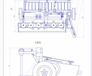 Чертеж Косилка-плющилка КПП-3