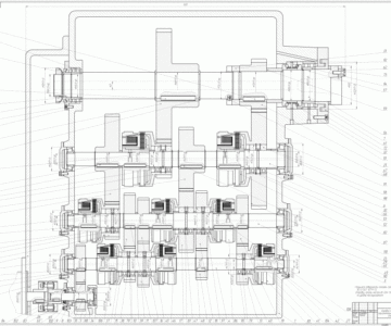 Чертеж Расчет коробки скоростей