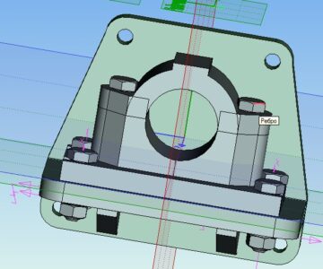 3D модель 3d модель кронштейна настенного