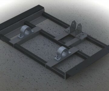 3D модель Подрамник раздаточной коробки ваз 2121 нива 3d модель