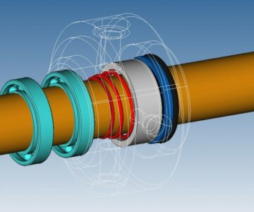 3D модель Торцовое уплотнение 3D