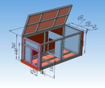 3D модель Будка для собаки 3D