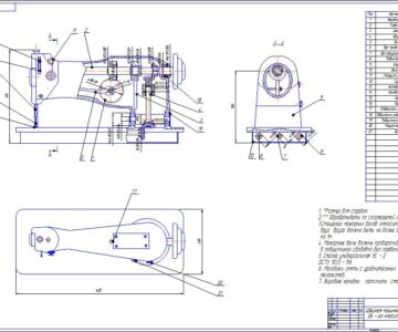 Чертеж Швейная машинка 26 - го класса