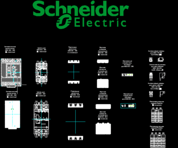 Чертеж Schneider Electric NSX