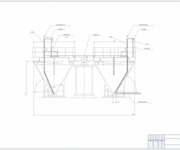 Чертеж Песколовка горизонтальная