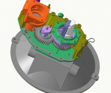 3D модель Редуктор привода гидронасосов автотракторной техники