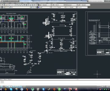 Чертеж Курсовой проект по водоснабжению и водоотведению 10-ти этажного дома