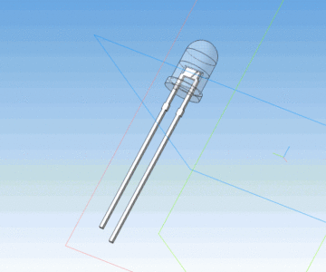 3D модель Светодиод ARL2-5213UBC-8cd