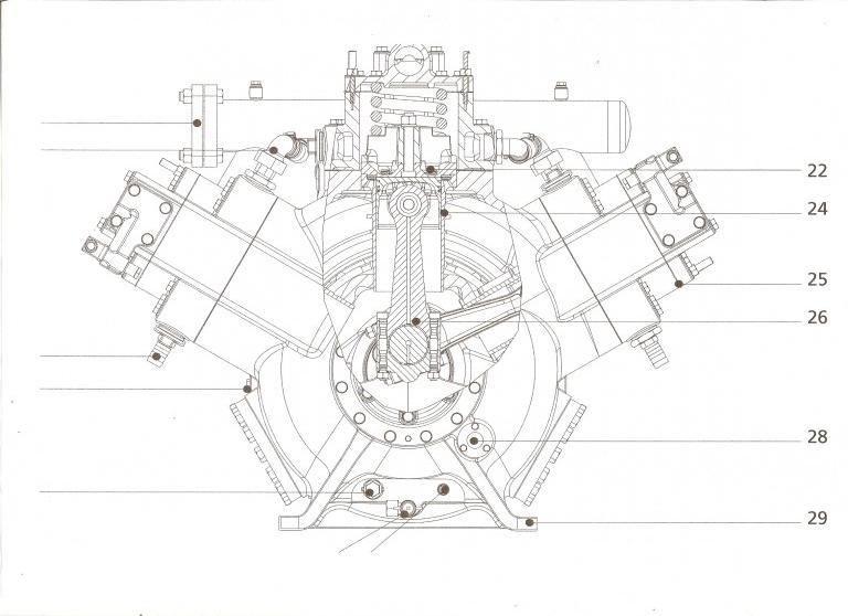 Чертеж Чертеж Компрессора GRASSO RC68S