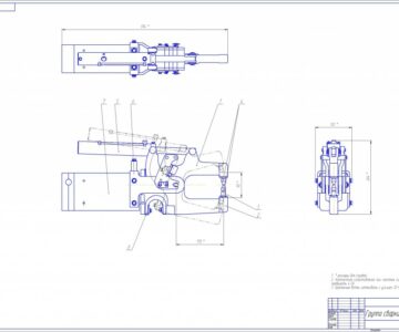 Чертеж Клещи сварочные