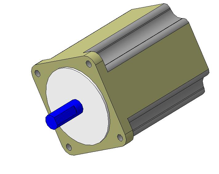 3D модель Двигатель шаговый типоразмера NEMA 34 (86 мм)
