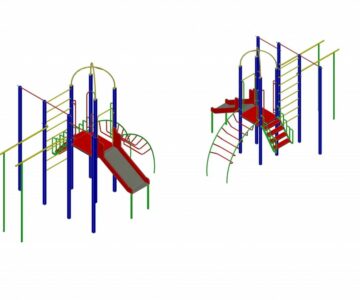 3D модель Ирбис Игровой спортивный комплекс