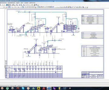 Чертеж Автоматизация линии произвоства сухих животных кормов и технического жира. К7-ФКЕ.