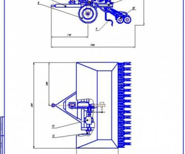 Чертеж Сеялка СПУ-4