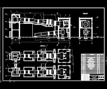 Чертеж Цех термической обработки керамзита