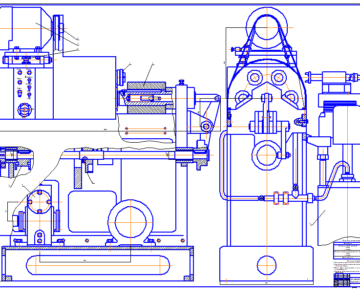 Чертеж Агрегатный станок для обработки группы типовых изделий
