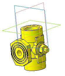 3D модель Кран трехходовый натяжной муфтовый 14МШ-1 Ду15