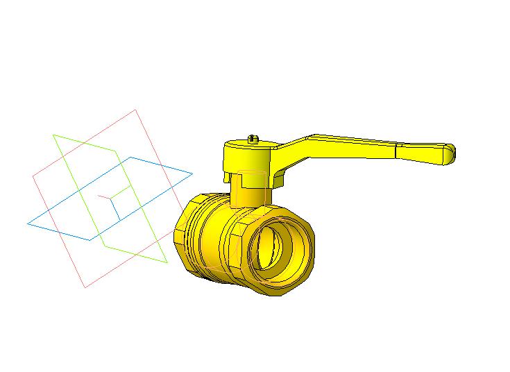 3D модель Краны шаровые ДУ 15,20,25,40