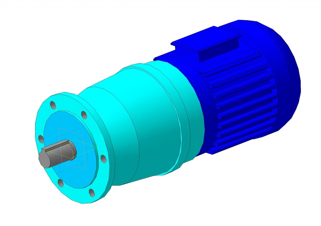 3D модель Мотор-редуктор 3МП-25
