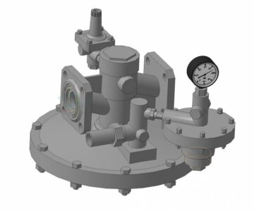 3D модель Регулятор давления РДБК-1-50-25