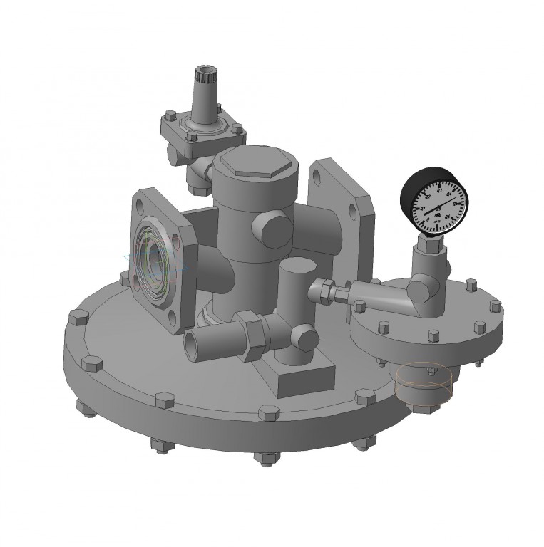 3D модель Регулятор давления РДБК-1-50-25