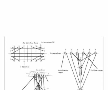 Чертеж Схема оснастки талевой системы