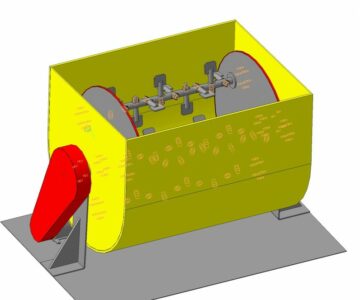 3D модель Тестомесилка лопастная