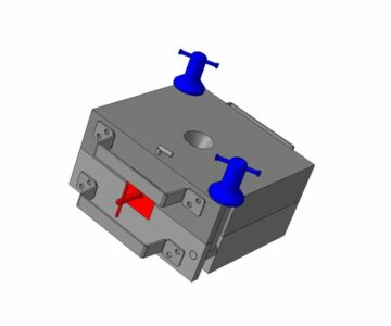 3D модель Пресс-форма для литья по выплавляемым моделям