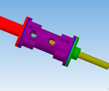 3D модель Клапан пневмоусилителя МАЗ-500 3D