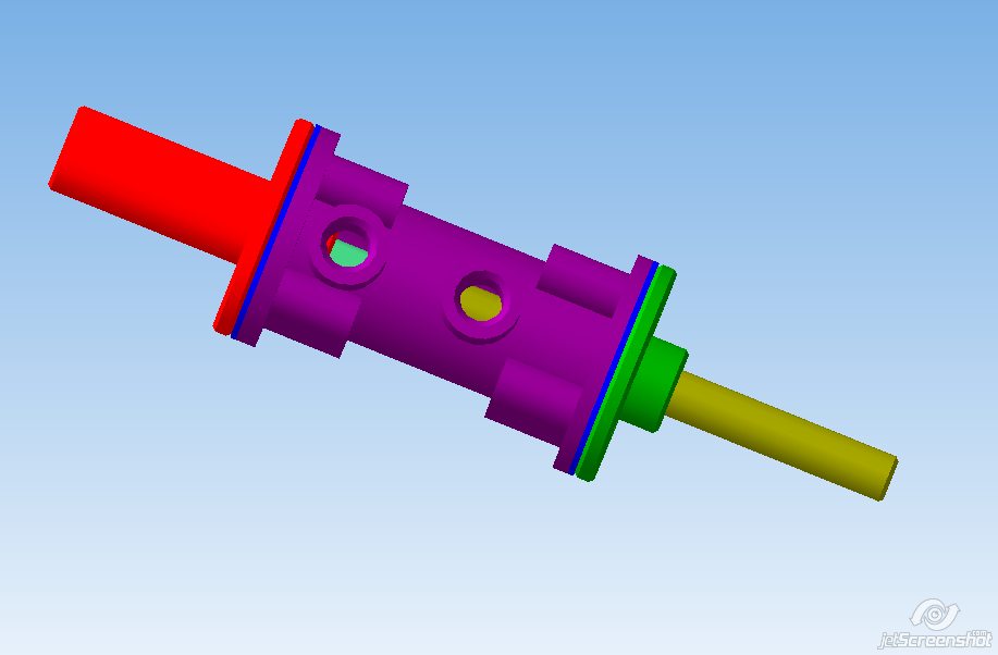 3D модель Клапан пневмоусилителя МАЗ-500 3D