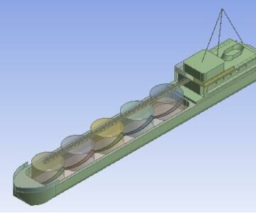 3D модель Переоборудование сухогруза пр 414