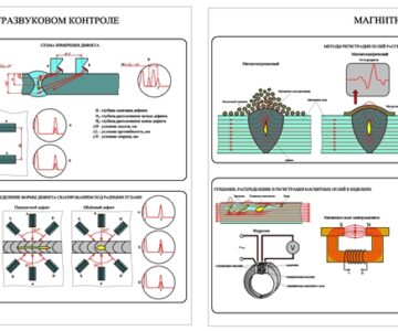 Чертеж Ультрозвуковой и магнитный контроль