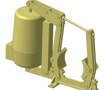 3D модель Тормоз ТКГ-160 3D