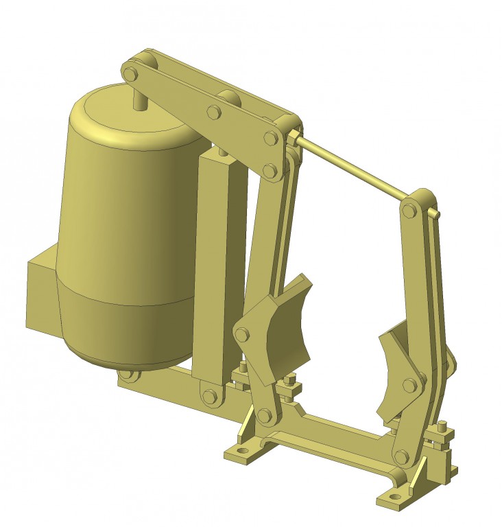 3D модель Тормоз ТКГ-160 3D