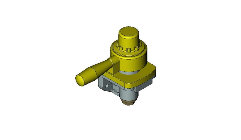 3D модель 3D модель крана управления 215