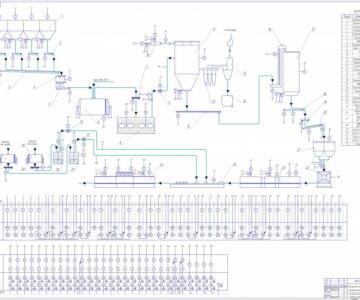 Чертеж Автоматизация технологического процесс производства керамической плитки