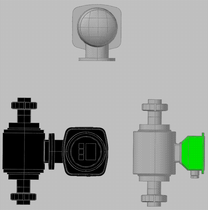 3D модель 3D Модель расходомера Enderss + Hauser