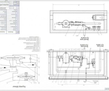 Чертеж Газорегуляторная установка (типовая ГРУ)