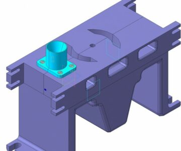 3D модель Чертеж пресс-формы для литья в кокиль