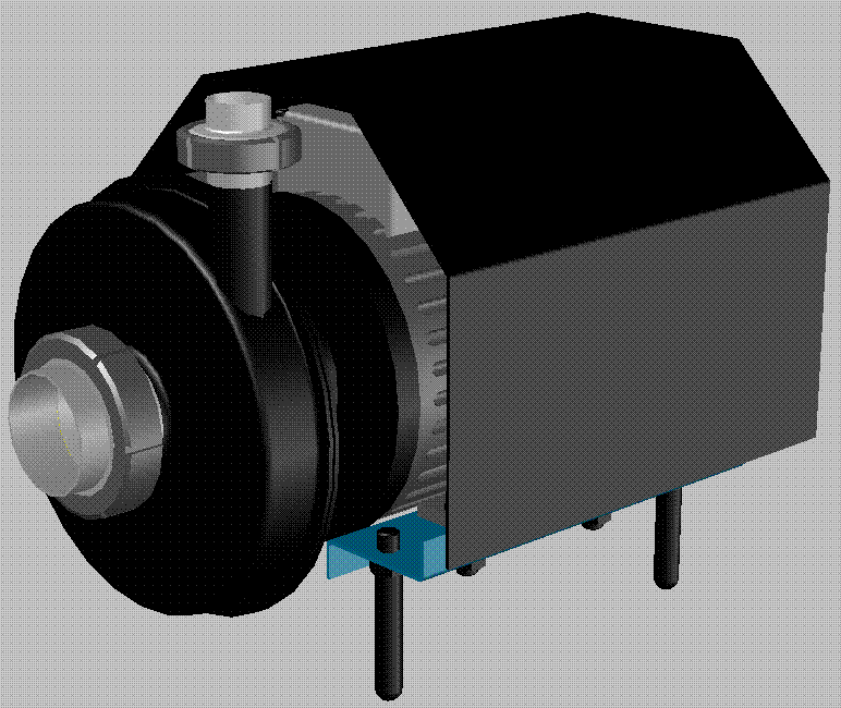 3D модель Насос центробежный 3D Alfa Laval